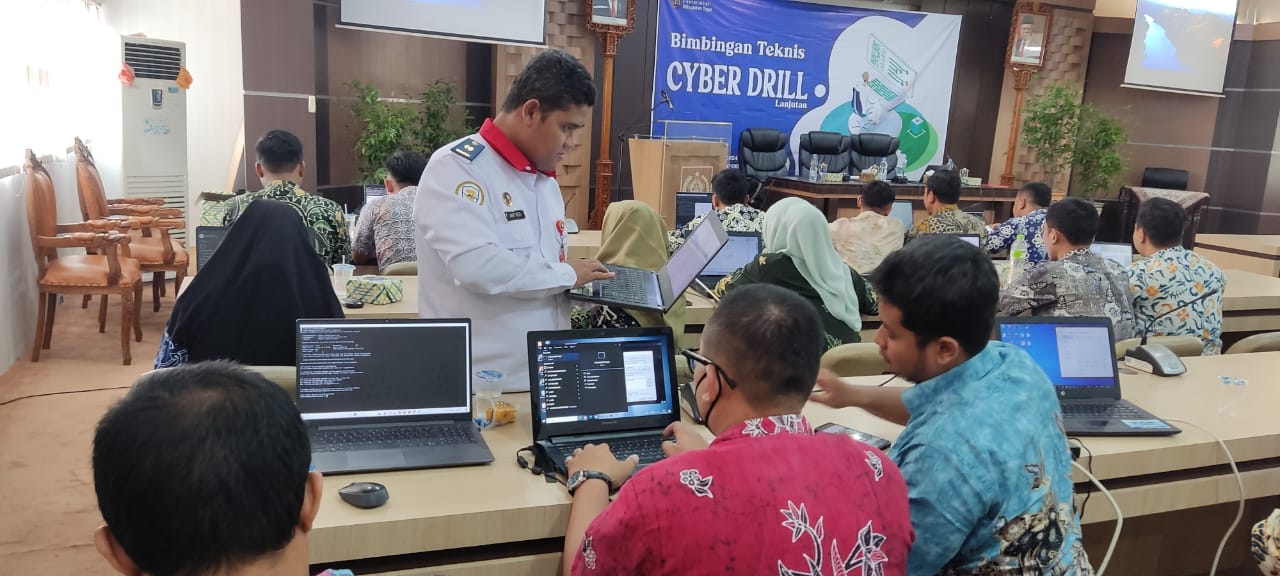 Marak Situs Pemerintah Disusupi Praktik Judi Online dan Slot Gacor, Tim Pemkab Pelajari Cyber Drill 