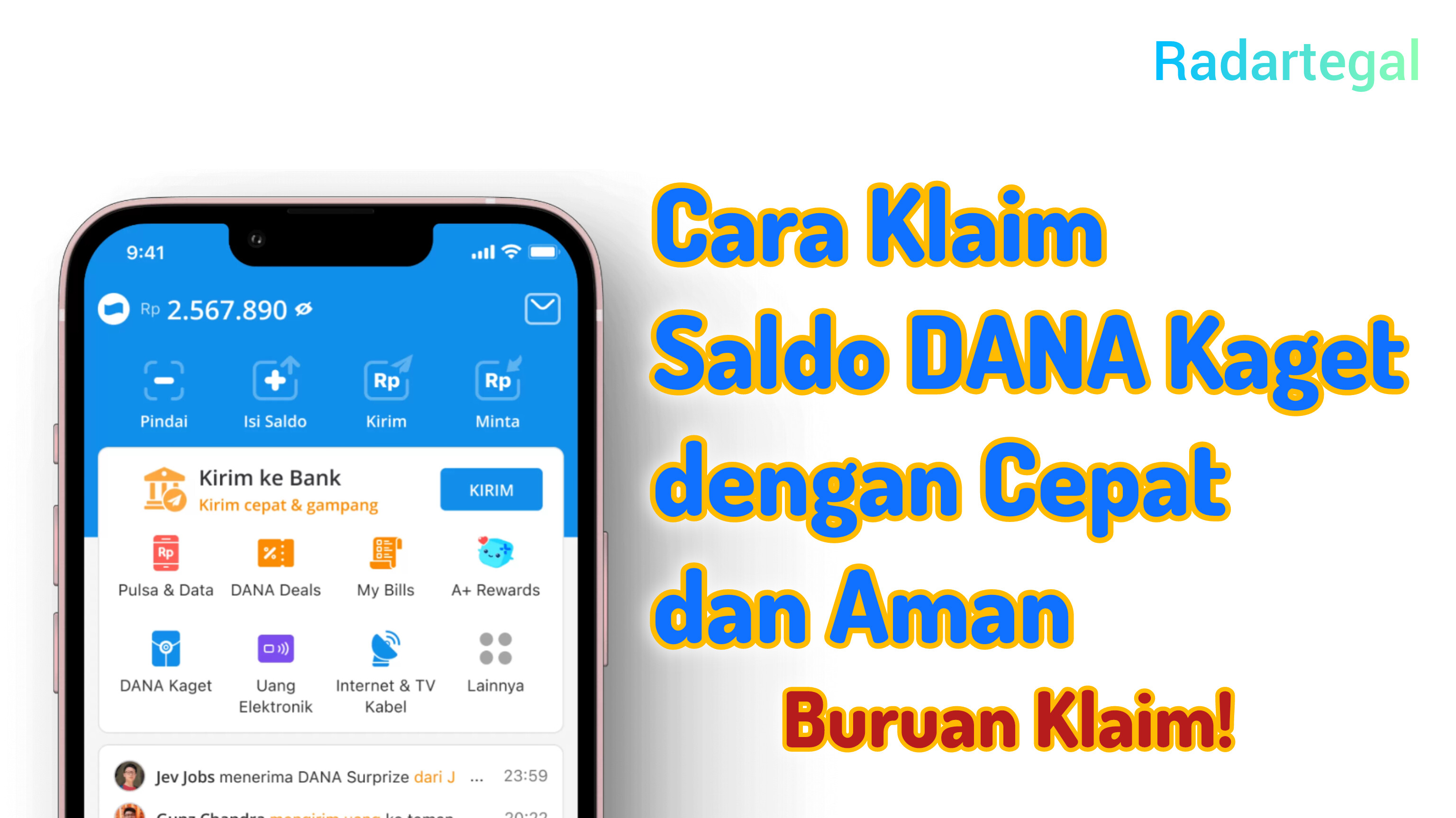 Berburu Saldo Gratis dari DANA Kaget, Yuk Simak Cara Klaimnya Hari Ini!