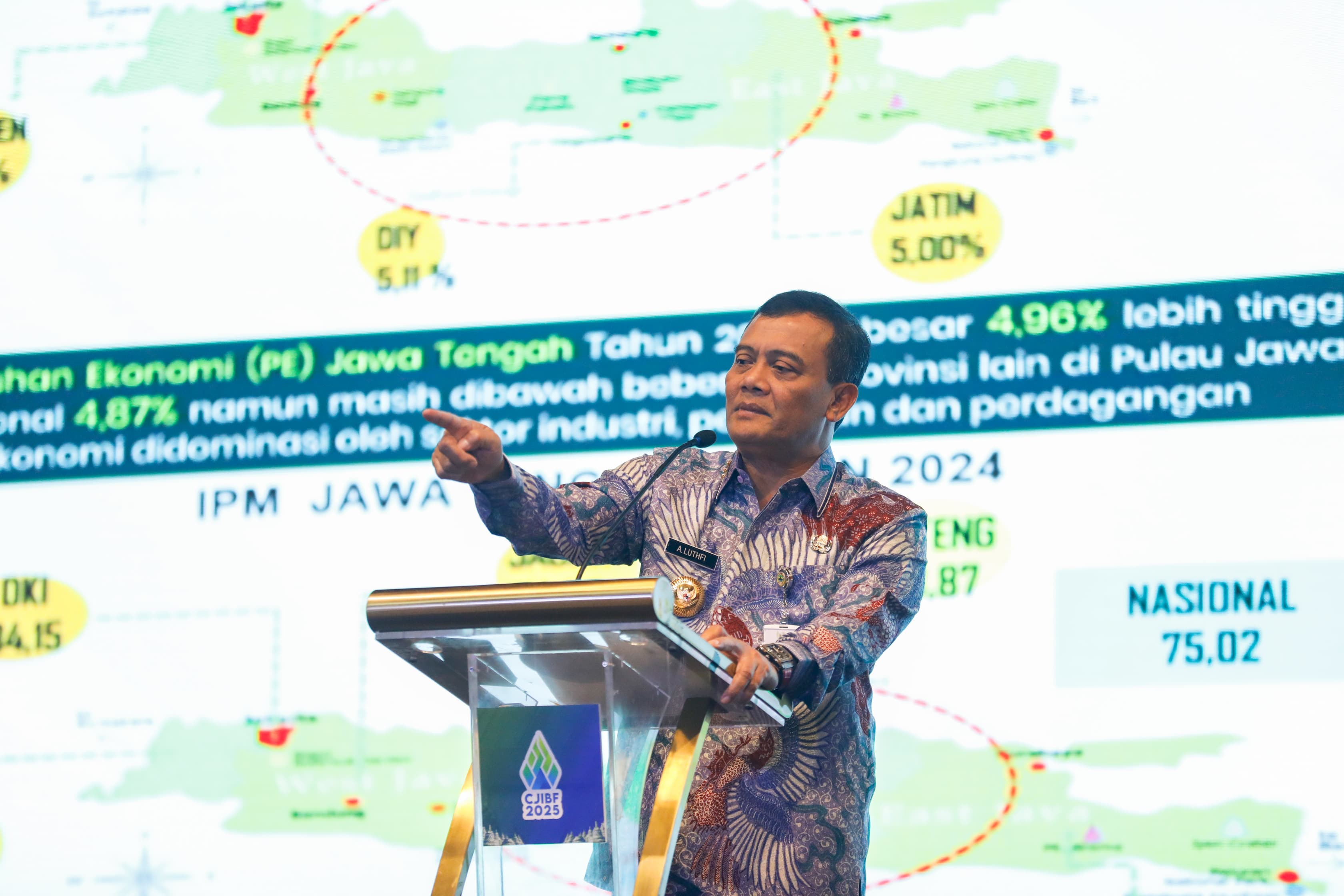 Hadir di CJIBF 2025, Gubernur Janjikan Kemudahan dan Keamanan Investasi di Jawa Tengah
