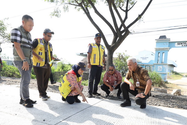 Jalan Batangan Kabupaten Pati Sudah Bisa Dilalui, Ganjar: Sekarang Sudah Lancar