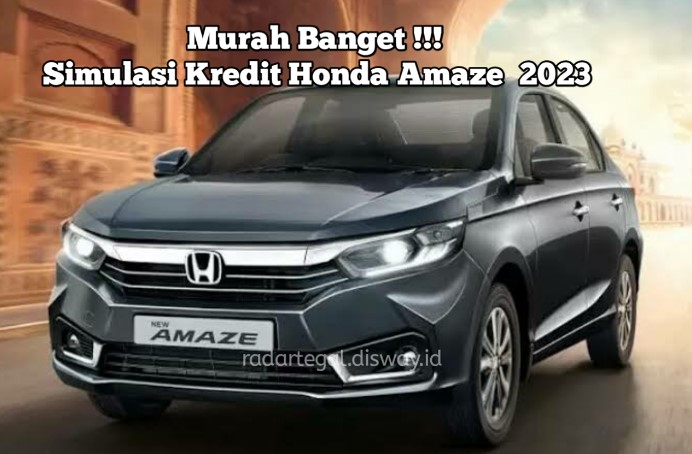 Simulasi Kredit Honda Amaze 2023, Hanya Rp2 Juta per Bulan, Sedan Mewah Cocok Untuk Anak Muda