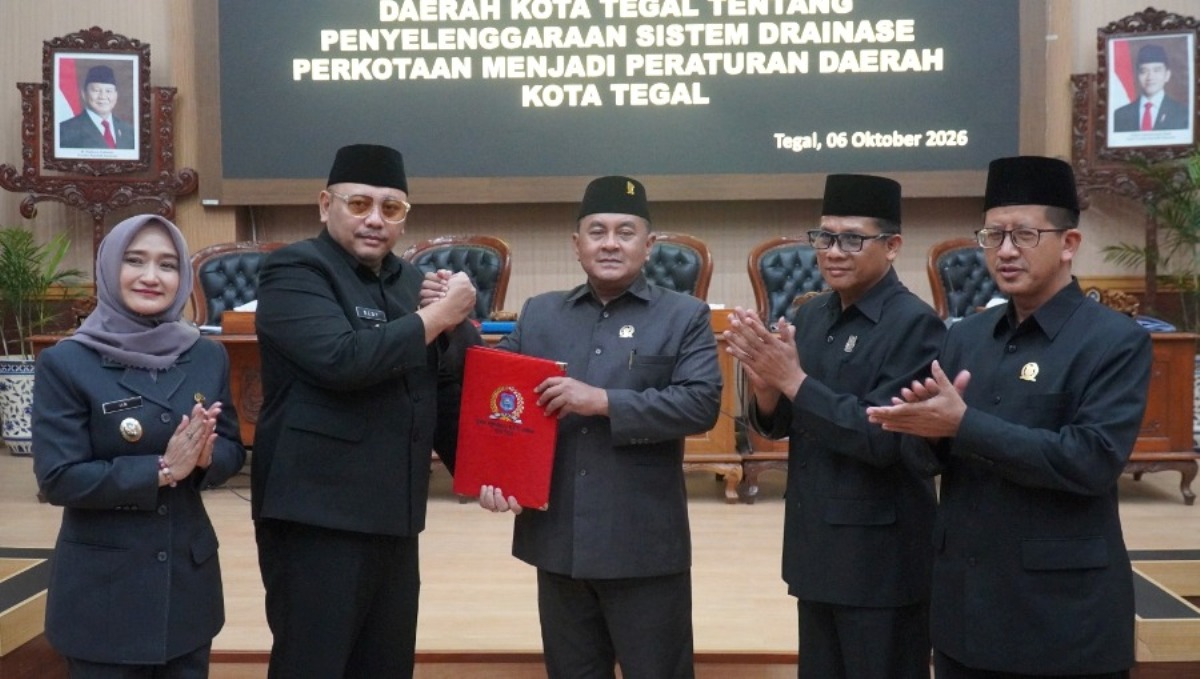 Resmi Disahkan! Ini Poin Penting Perda Drainase Perkotaan Tegal