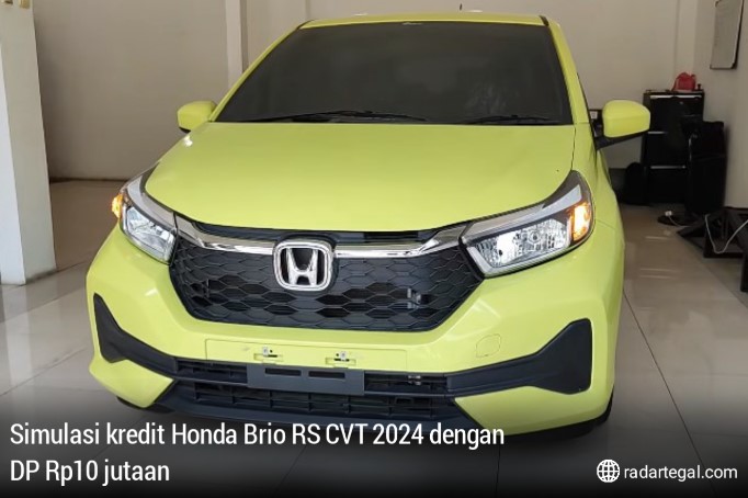 Simulasi Kredit Honda Brio RS CVT 2024, DP Rp10 Jutaan Udah Bisa Bawa Pulang Mobil Impian