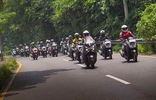 Event MAXi Flash Trip Buktikan Ketangguhan Yamaha LEXi LX 155 Series Libas Rute di Jawa Tengah