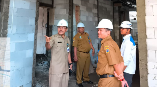 Progres Pembangunan Gedung Rawat Inap Kris dan Cytotoxic di RSUD Brebes Capai 41.82 Persen