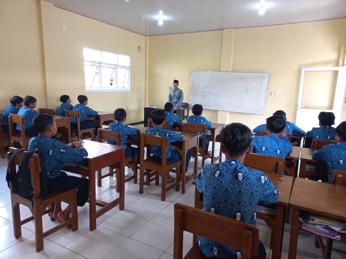 Bersiap Jadi Kader Da'i, Santri MA Tahfidzul Qur’an MBS Moga Pemalang Ikuti Amaliyah Tadris