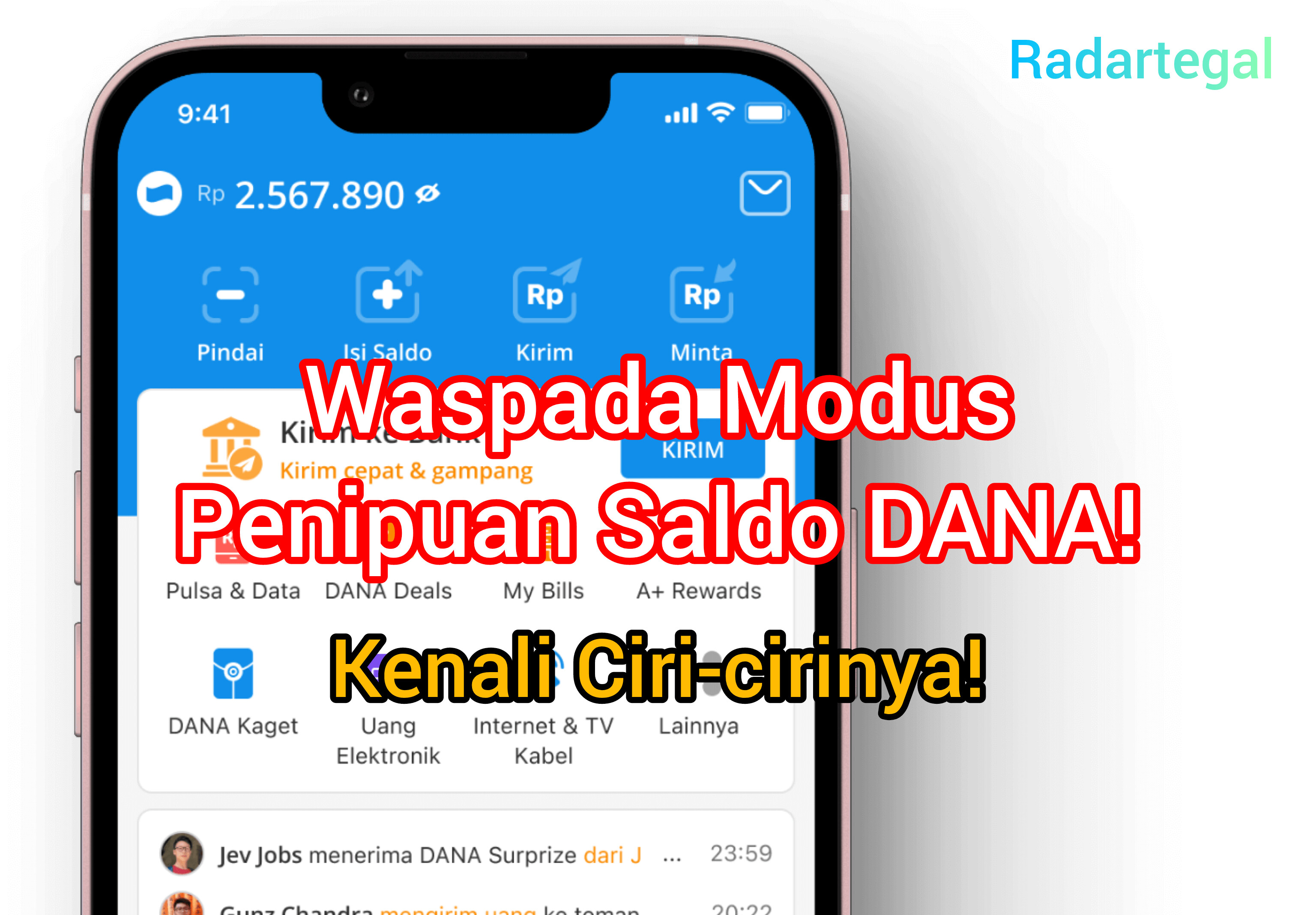 Jangan Klik Sembarangan! Modus Penipuan Terbaru, Saldo DANA Bisa Ludes