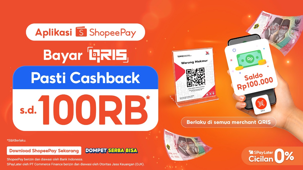 ShopeePay Dorong Transaksi Digital Lewat Promo QRIS dan SPayLater