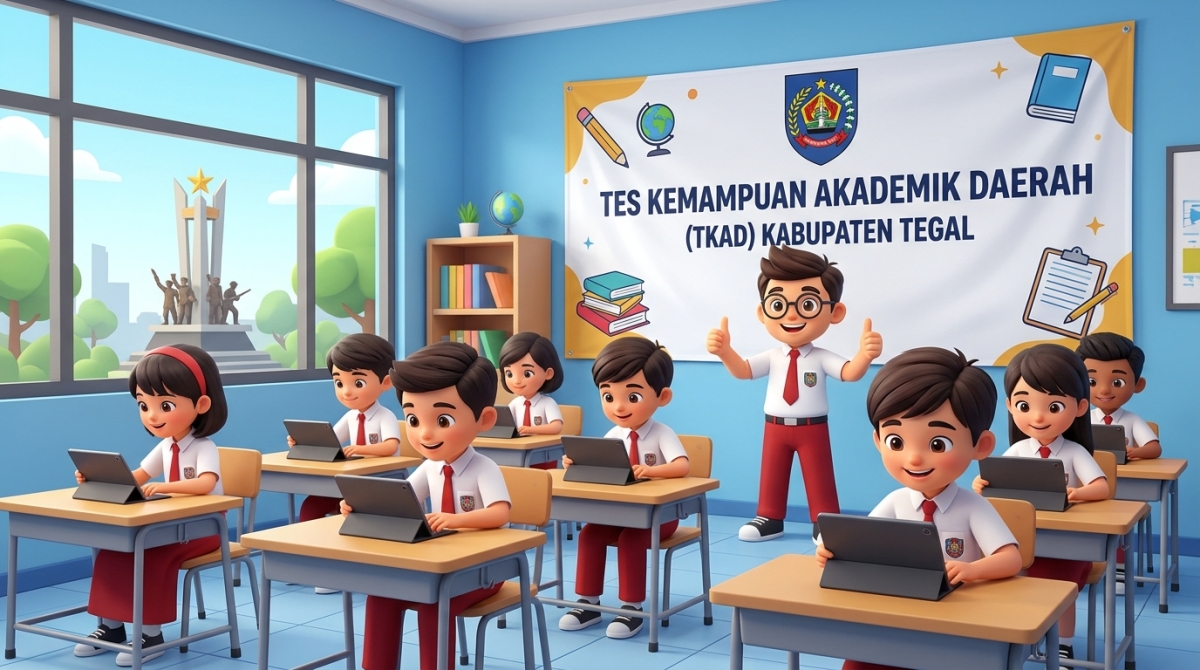 Pemkab Tegal Gelar TKAD Bebas Biaya untuk Siswa SD dan SMP