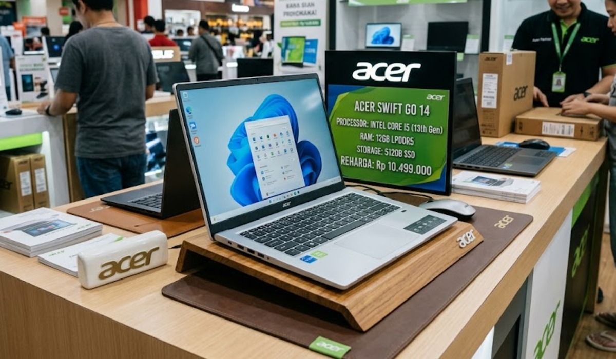 7 Laptop Acer RAM 12GB Terbaik 2026, Cocok untuk Kuliah hingga Editing Ringan
