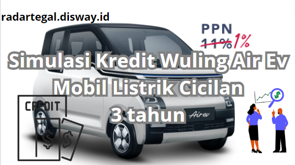 SI Mugil Tenaga Listrik, Berikut Simulasi Kredit Wuling Air EV dengan Tenor 3 Tahun Saja