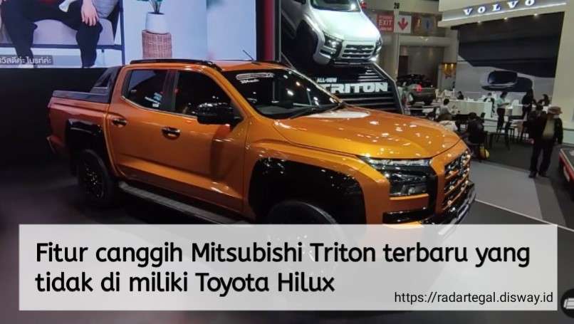 7 Fitur Canggih Mitsubishi Triton Baru yang Tidak Dimiliki Toyota Hilux