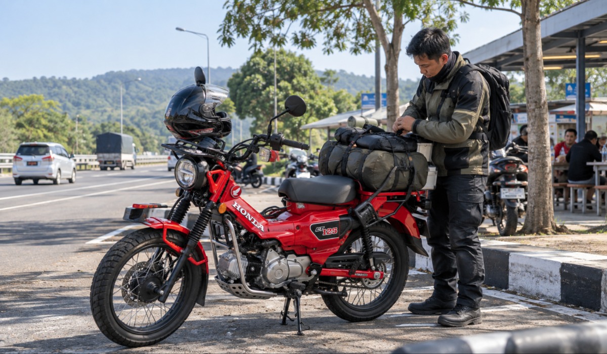 Honda CT125 Punya Rak Belakang Kapasitas 20 Kg, Cocok untuk Touring?