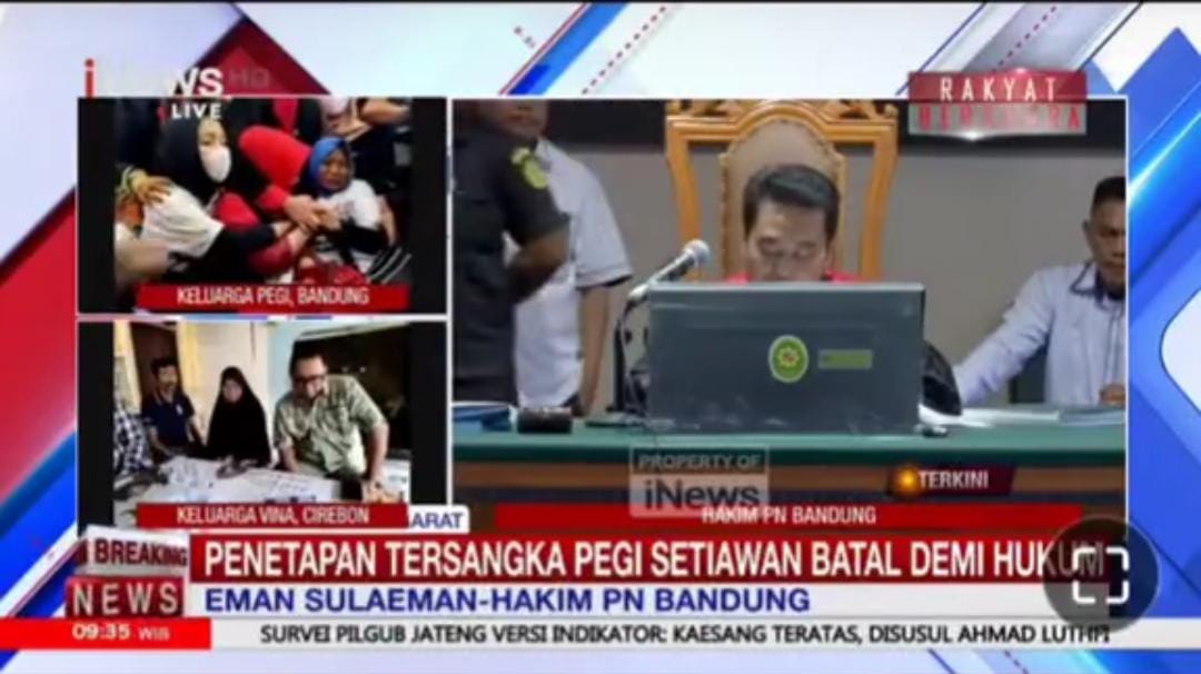 Pegi Setiawan Bebas, Hakim Kabulkan Gugatan Praperadilan: Penetapan Tersangka Tidak Sah! 