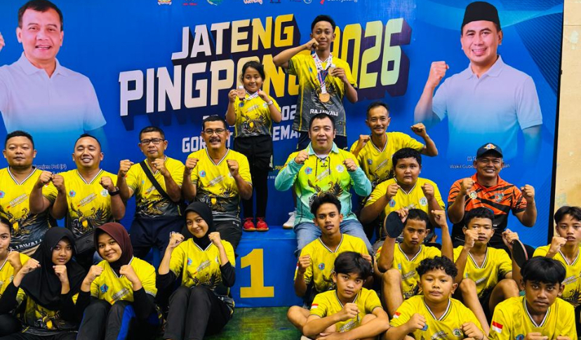 Raih Medali Emas, Atlet PTMSI Brebes Ukir Sejarah di Kejurprov