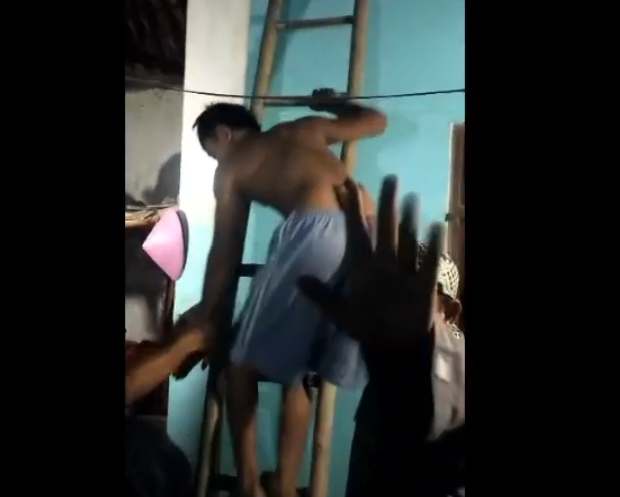 Dibekuk Polisi, Residivis Brebes Ngumpet di Atas Eternit Rumahnya
