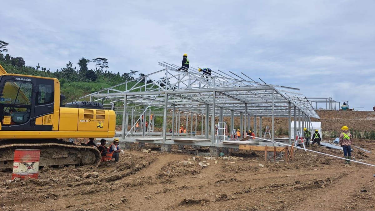 Update Huntara Padasari Tegal: Pembangunan Capai 20%, Target Rampung Sebelum Lebaran