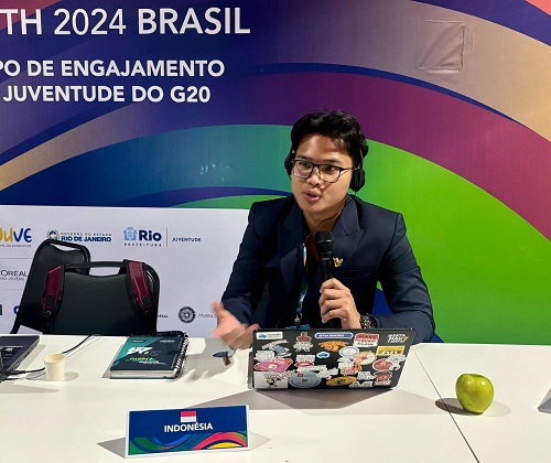 Pemuda asal Tegal Bawa Isu Kemiskinan Pemuda pada KTT Pemuda G20 di Brasil