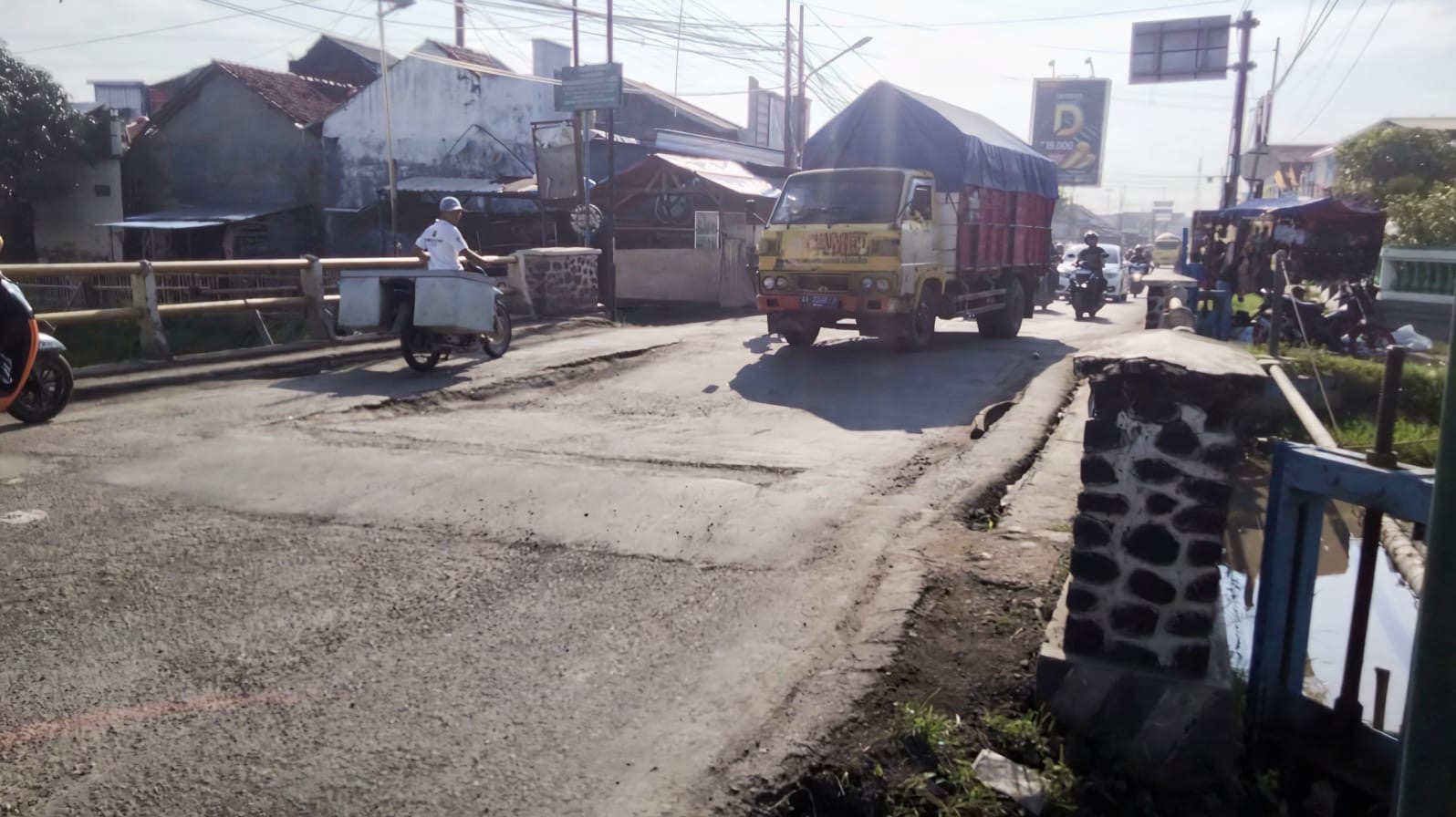 Jembatan Jalan Provinsi Sitanggal Brebes Amblas, DPUPR Jateng Respon Begini