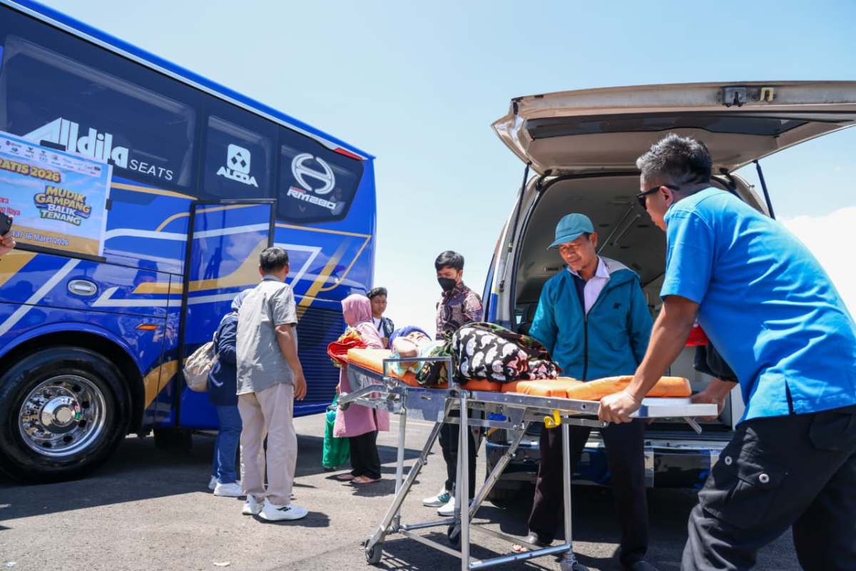 Mudik Gratis ke Jateng dari Bandung, Taj Yasin Beri Pelayanan Khusus Pemudik Hidrosefalus