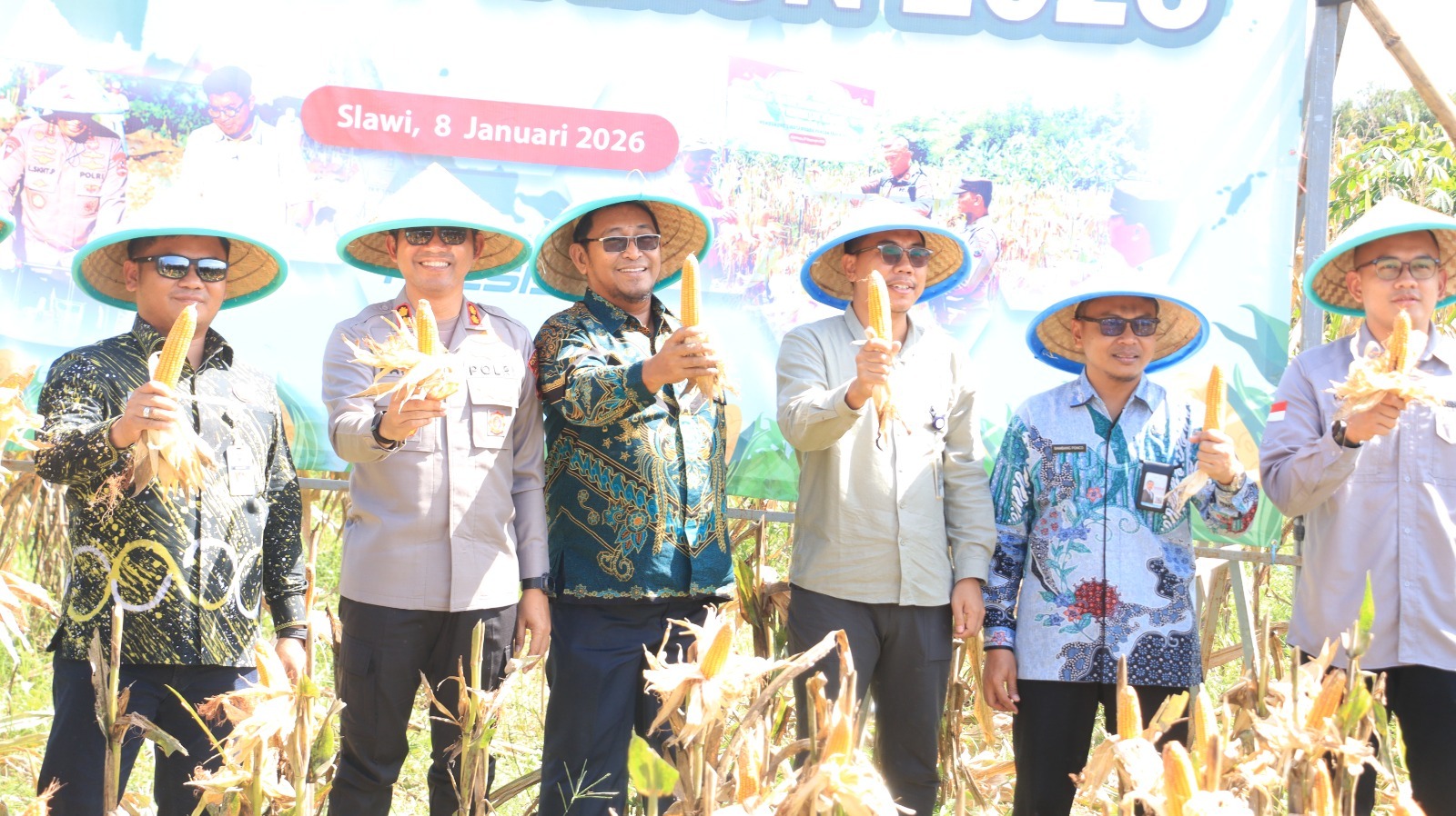 Genjot Produksi Pangan, Panen Raya Jagung Serentak Digelar di Kabupaten Tegal
