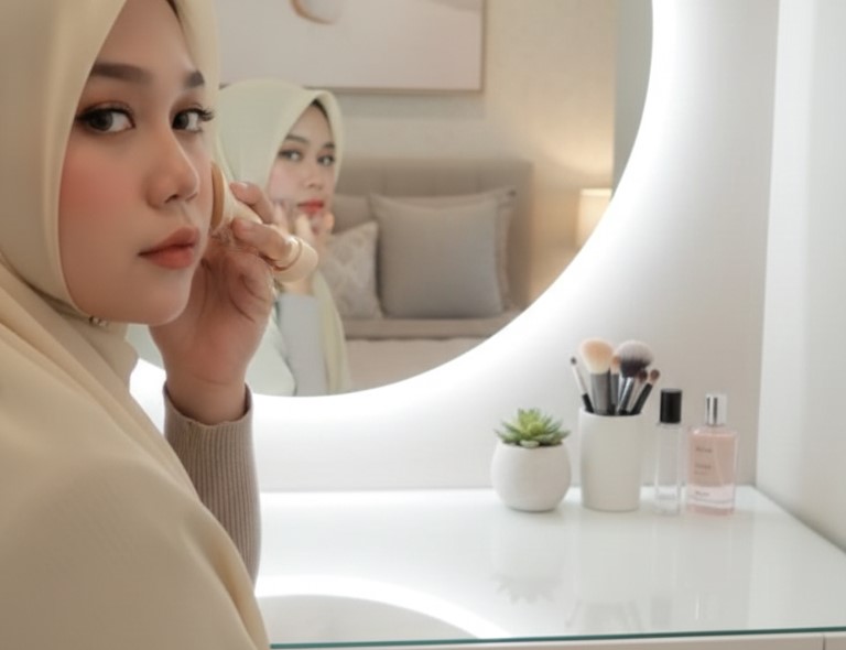 Makeup Praktis dengan B ERL Healthy Glaze Cushion, Flawless Tanpa Terasa Berat 