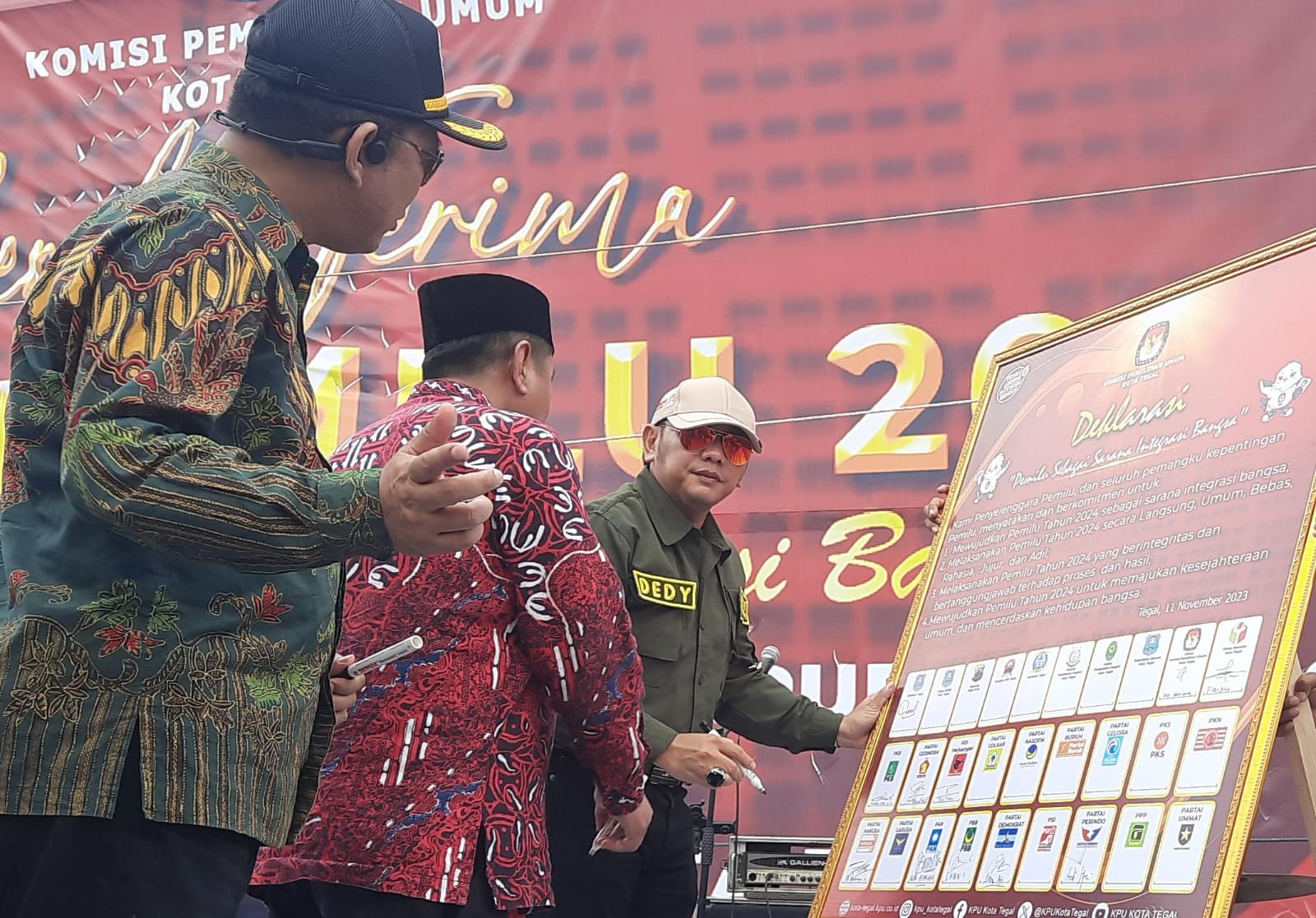 Izinkan Taman Pancasila Jadi Lokasi Kampanye Akbar Pemilu 2024, Walikota Tegal: Alun-alun Steril dari Atribut 