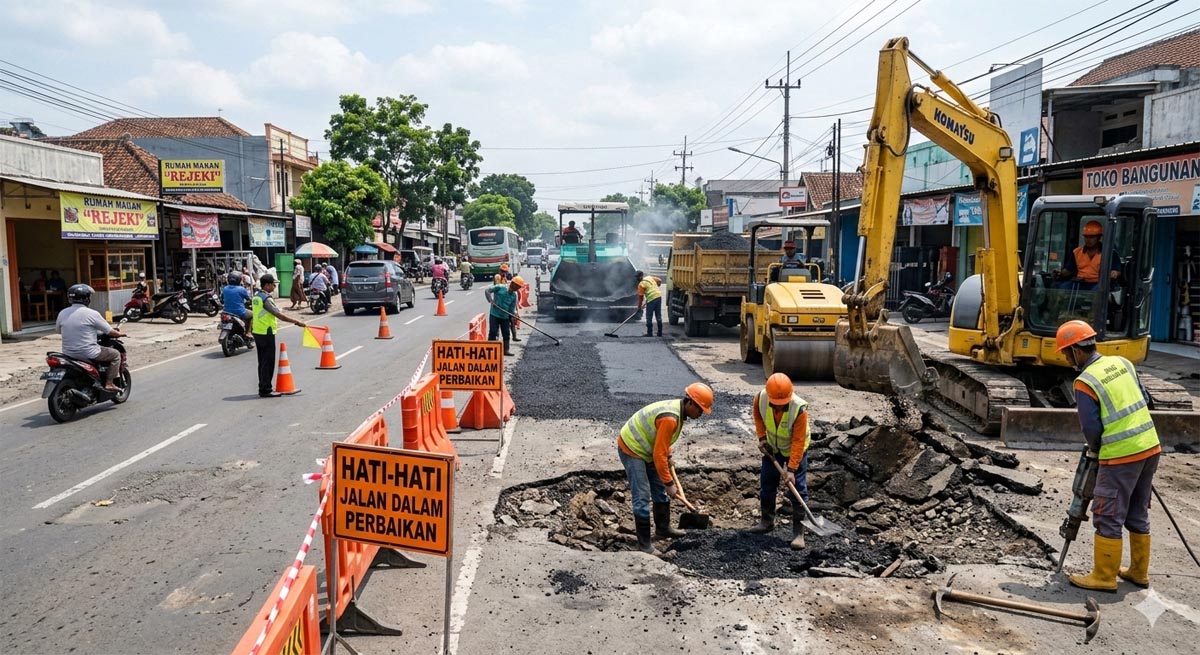 Perbaikan Jalan Pantura Pemalang-Pekalongan Dikebut Hingga 2027
