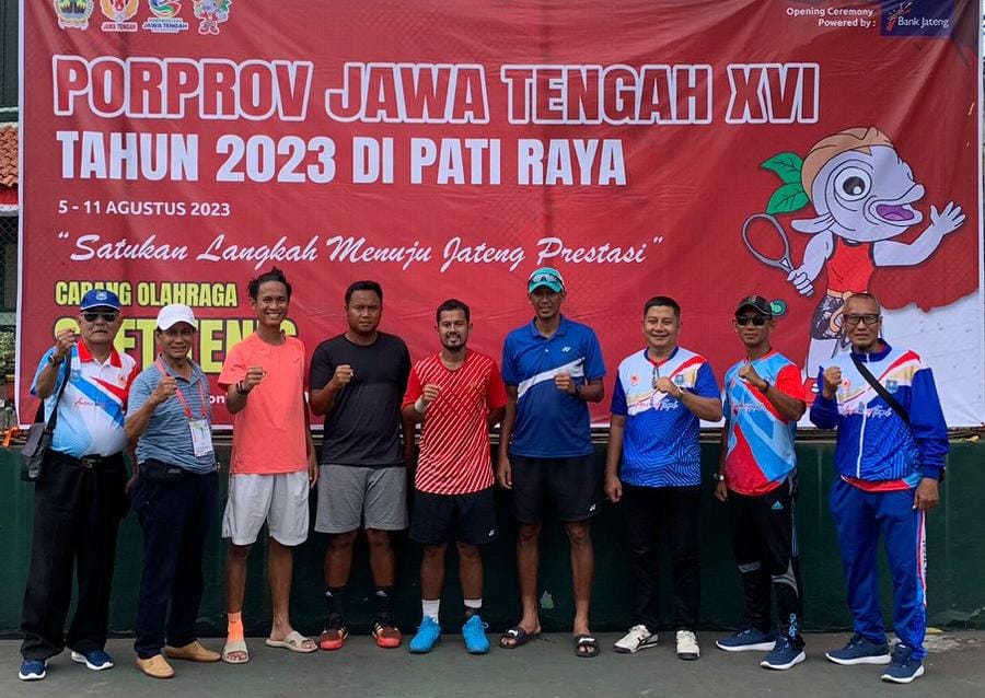 Soft Tennis Tunggal Putra Porprov XVI Jateng Kota Tegal Raih 1 Emas dan Satu Perunggu