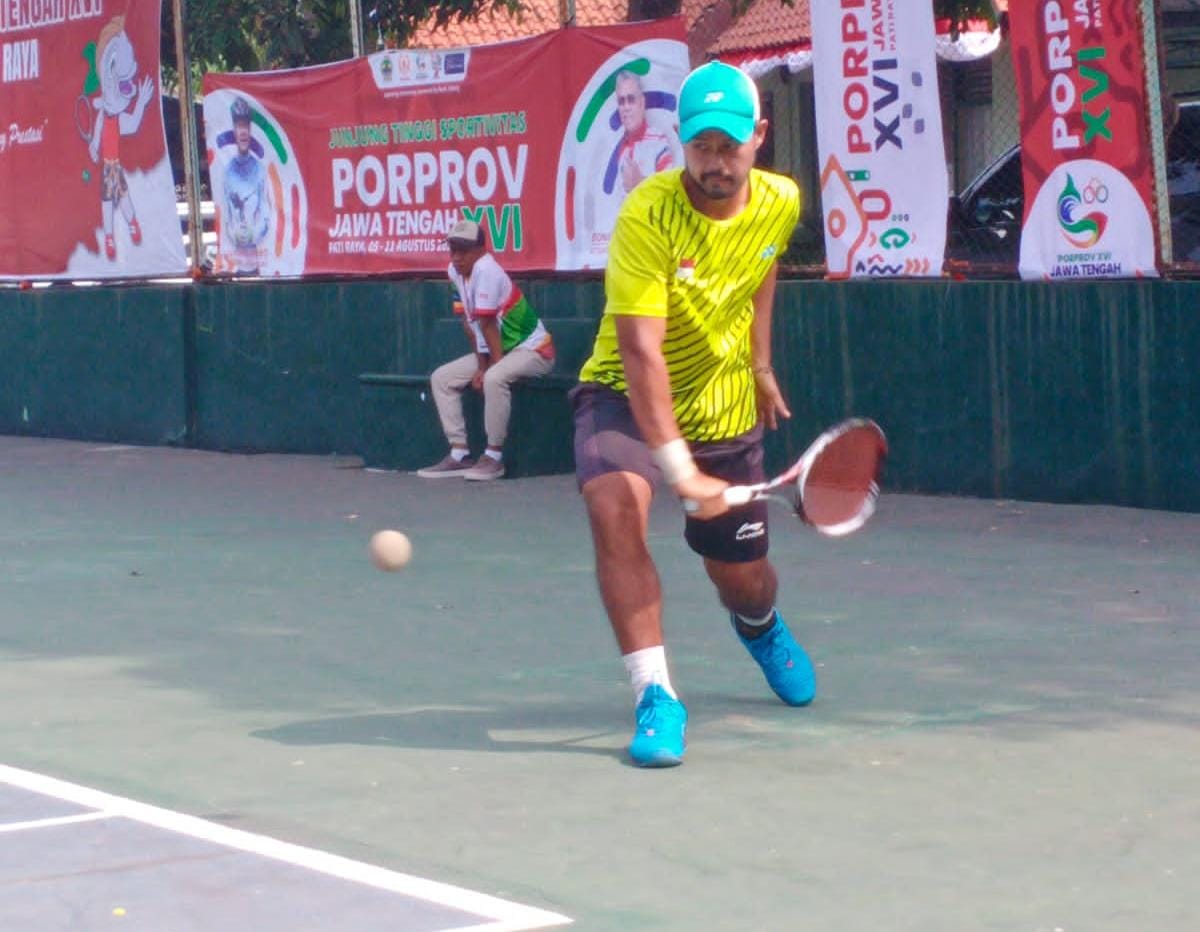 Kota Tegal Tambah 2 Medali dari Tenis Ganda Putra di Porprov