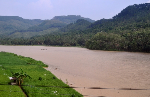 The Legend of the Serayu River, which divides five regencies in Banyumas, is made from the urine of Bima