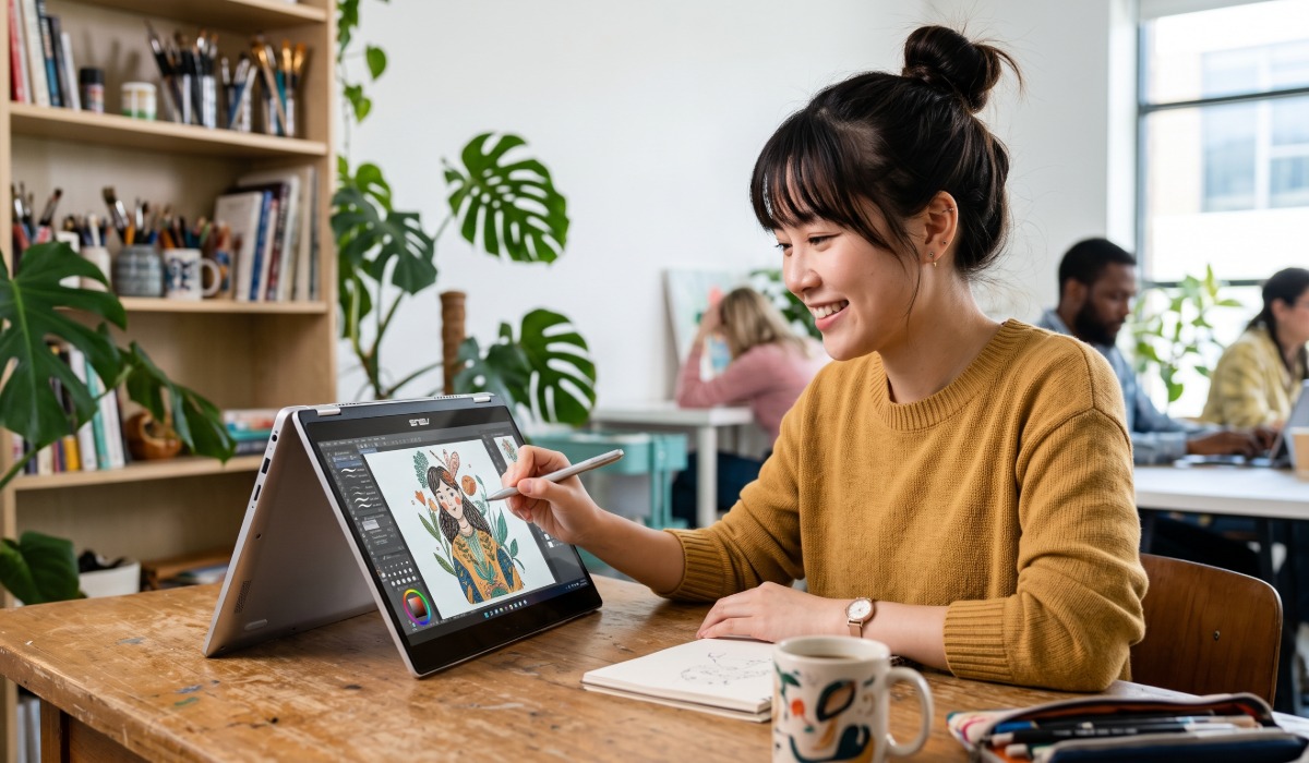 5 Laptop Lipat Touchscreen Murah Support Stylus Pen: Desain 2-in-1, Praktis, & Cocok Buat Desain!