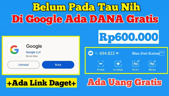 Cuma Duduk Manis, Saldo DANA Gratis Bertambah Rp600 Ribu! Cek Bansos Ini Sekarang