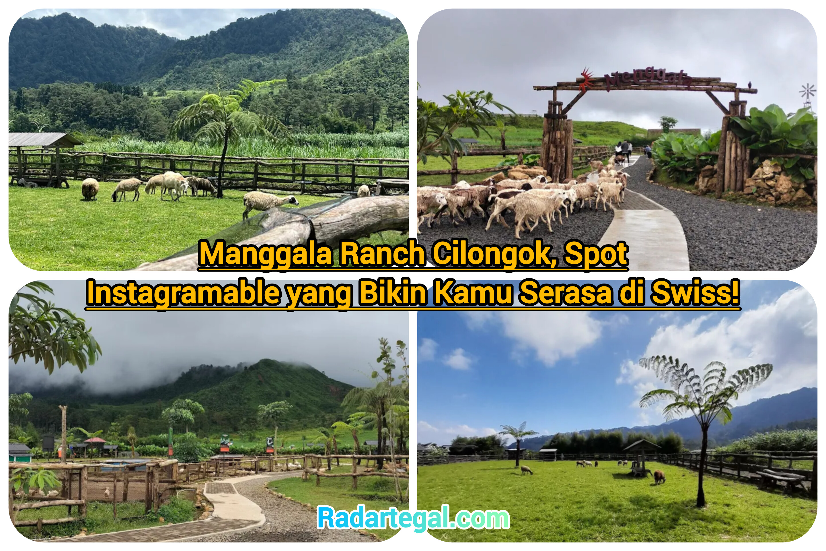Manggala Ranch Cilongok, Spot Instagramable yang Bikin Kamu Serasa di Swiss!