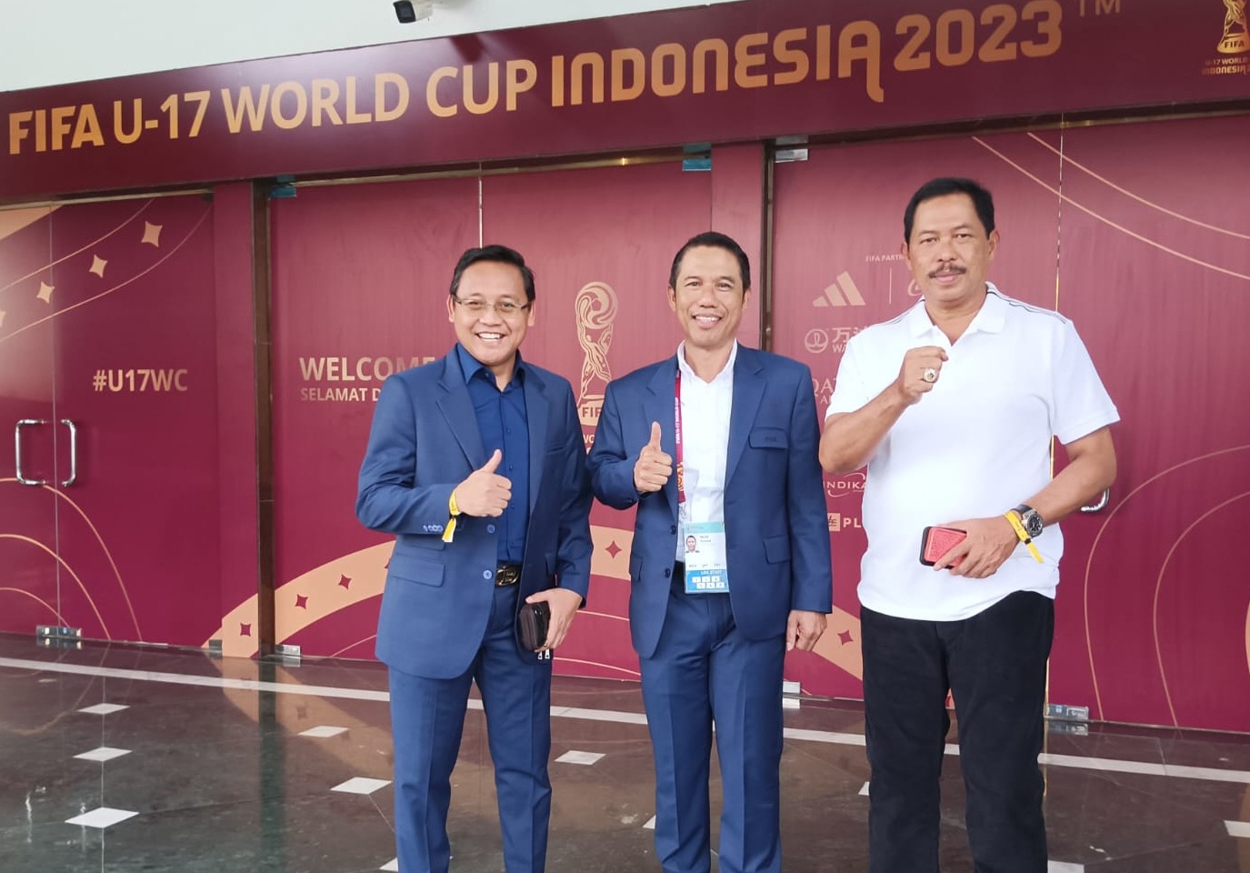Indonesia 1 vs 1 Ekuador, Pj Gubernur Jateng Beri Dukungan Langsung Dua Pemain Asal Jateng ke GBT