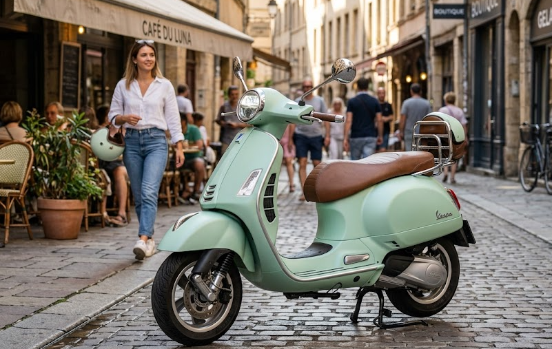Motor Listrik Mirip Vespa Matic yang Paling Populer, Solusi Gaya Tetap Hemat