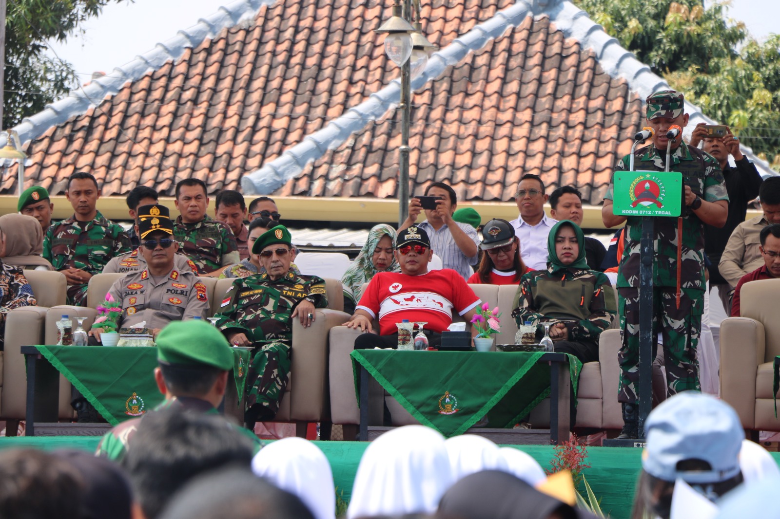 Kirab Kebangsaan HUT ke-78 TNI dan Kodam IV Dipnegoro di Tegal Dimeriahkan Pameran Alutsista