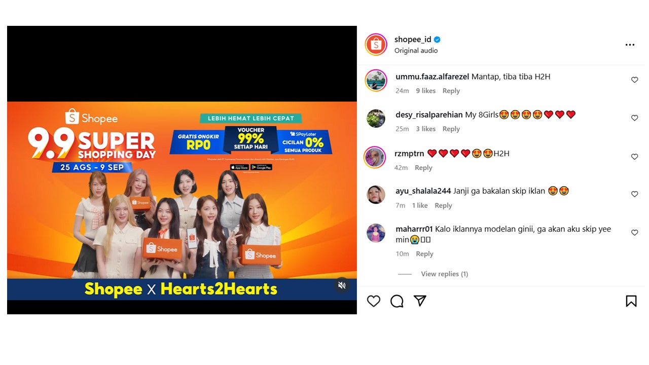 Bikin Heboh! Girl Group Hearts2Hearts Bintangi Iklan Terbaru Shopee 9.9 Super Shopping Day  