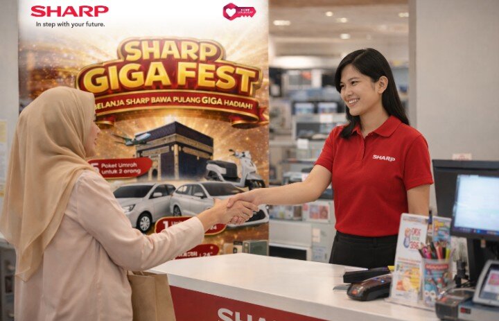 Sharp Sediakan Hadiah Mobil di Program Sharp Lovers Day GIGA Fest 2026 
