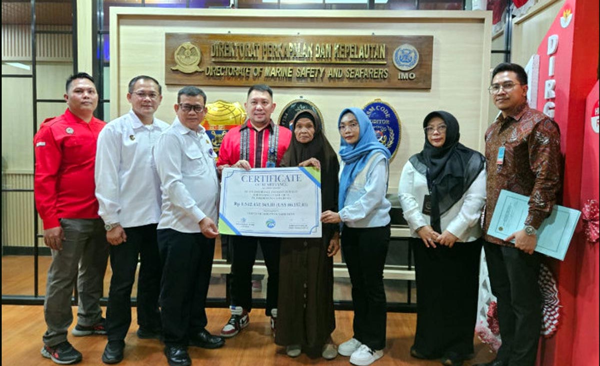 Pelaut Tegal Hilang di Korea, Keluarga Terima Santunan Rp1,54 Miliar