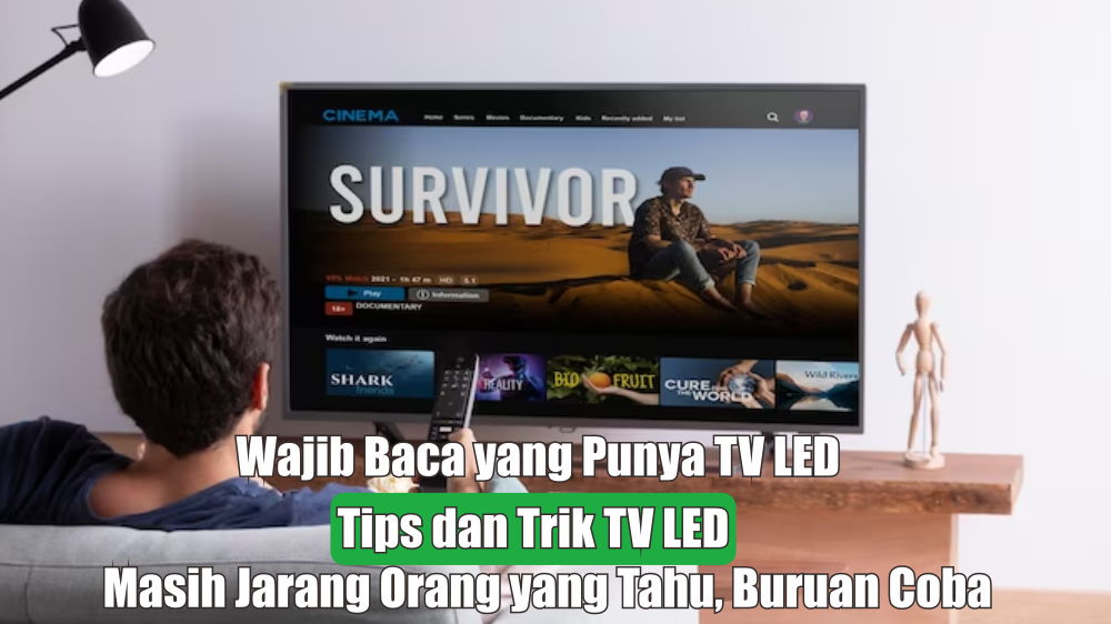 Percuma Beli TV Mahal Kalau Kamu gak Tahu Tips dan Trik TV LED Ini, Ternyata Bisa Kaya Gini Loh