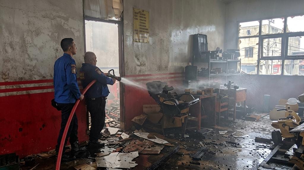Sisa Api Unggun Diduga Picu Kebakaran SMK Al Amiriyah Lebaksiu Tegal