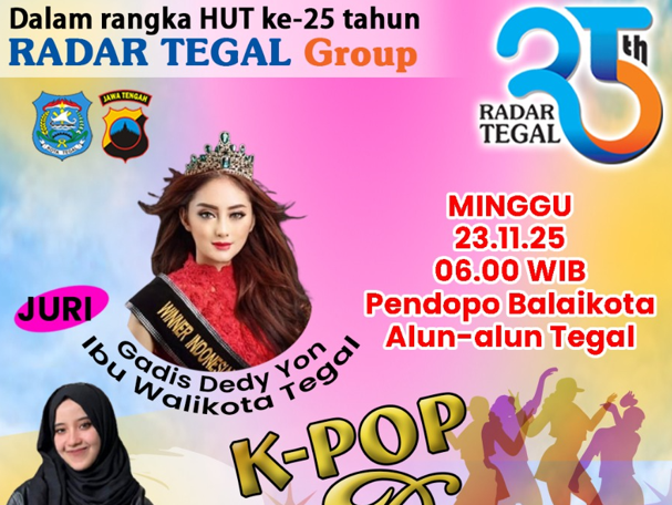 Tiket Cuma Rp 2.500! Ini Keseruan Senam HUT Radar Tegal ke 25 dengan Hadiah Utama Motor Fazzio