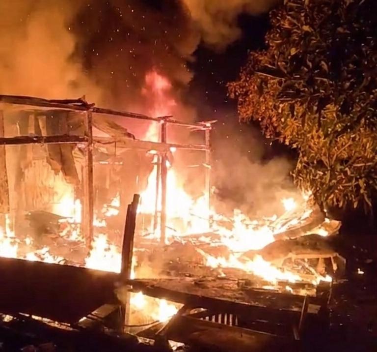 Kebakaran, Dua Rumah di Desa Cibuyur Pemalang Ludes Dilalap Api