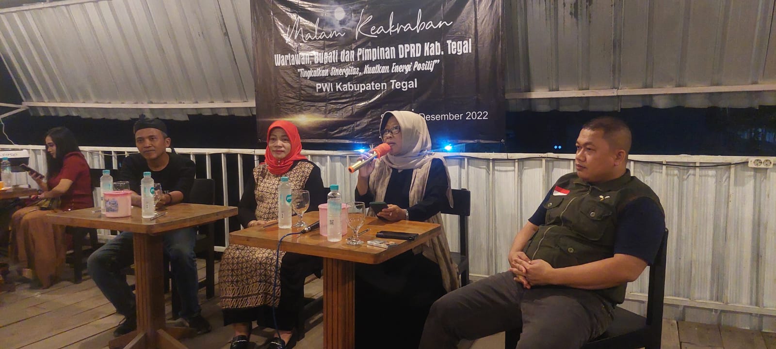 PWI Gelar Malam Keakraban, Bupati Bangga dengan Jurnalis Kabupaten Tegal