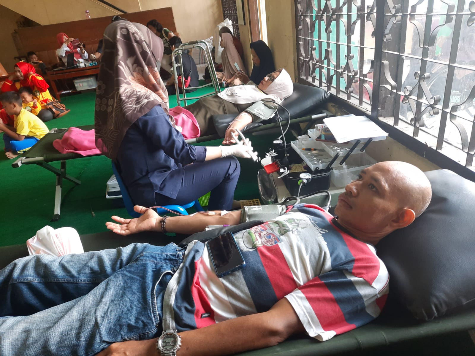 Penyandang Disabilitas Kabupaten Tegal Sumbangkan Darahnya Melalui PMI