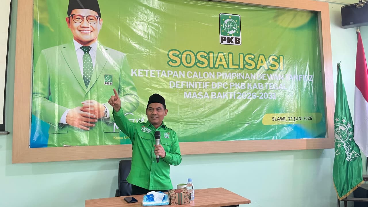 Abdul Aziz Resmi Nakhodai PKB Kabupaten Tegal