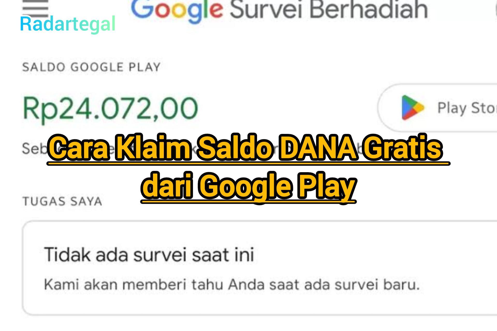 Klaim Saldo DANA Gratis Rp629 Ribu Langsung dari Google Play, Gak Perlu Undang Teman!