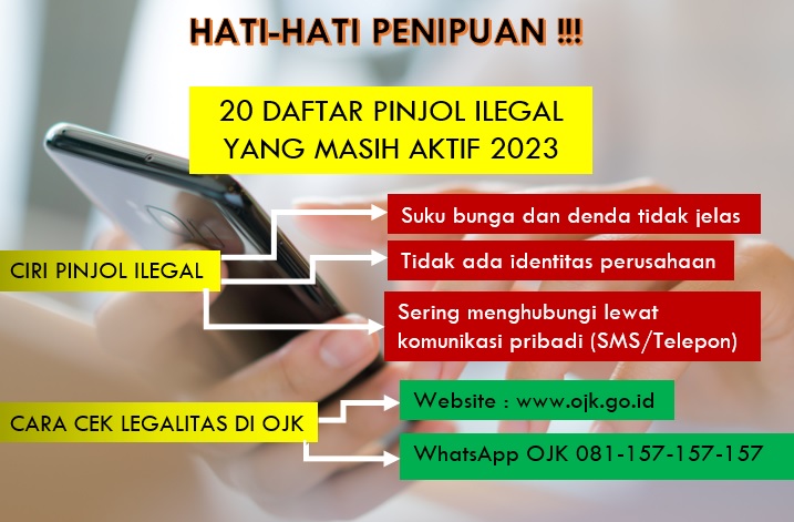 Daftar 20 Pinjol Ilegal yang Masih Aktif 2023, Hati-hati Jangan Sampai Tertipu!