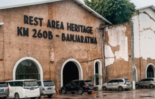 Intip Keunikan Rest Area Heritage Banjaratma Brebes, Awalnya Pabrik Gula Peninggalan Belanda